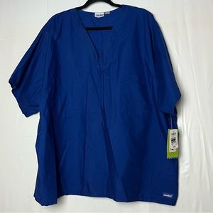 5/$30 Landau made Better scrubs men short sleeve V-neck uniform shirt size‎ 3XL